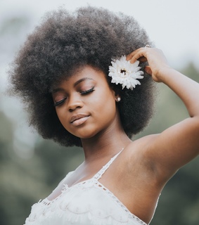 4b hair, pretty hair and flower hair