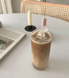 aesthetic, coffee and iced coffee