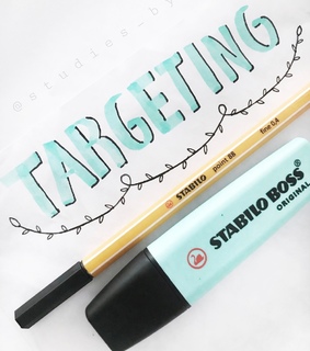 title, study inspo and stabilo