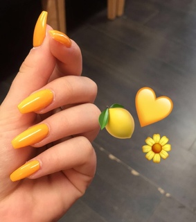 yellow nails, acrylic nail inspo and acrylic nails