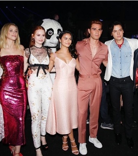 madelaine petsch, kj apa and hiram lodge