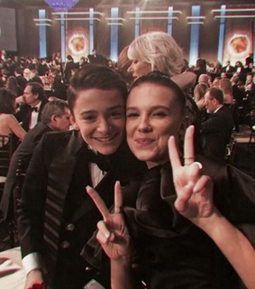 nillie, noah schnapp and millie bobby brown
