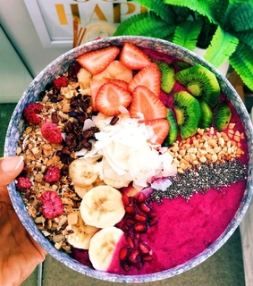 acai bowl, acai and healthy