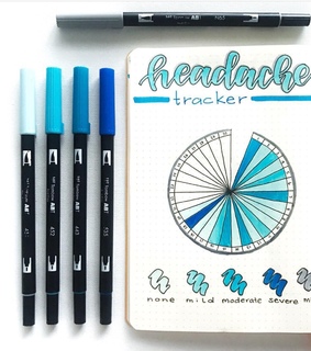 inspo, journaling and headache tracker