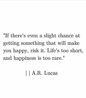 make, chance and happy