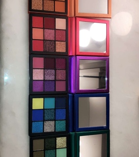 eyeshadow, pigmented and huda beauty