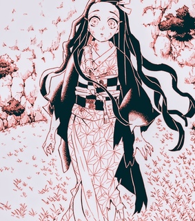 kamado nezuko, anime girl and anime