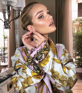 fashion week, model and rosie huntington whiteley