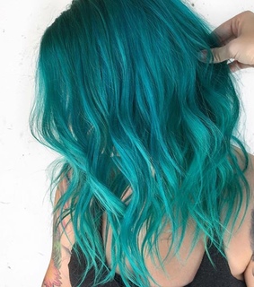 blue, inspo and hairstyle