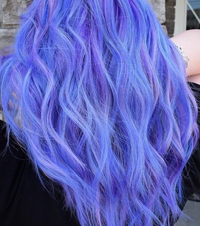 blue hair, insta and sexy