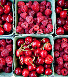 fruit, fruit salad and cherry