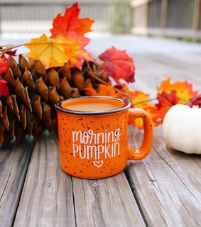 mug, orange and drink