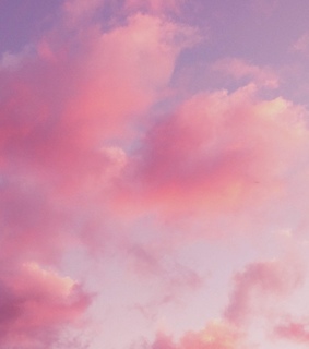 japan, pink sunset and clouds