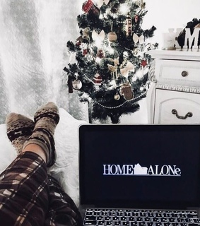 winter, macbook and relax