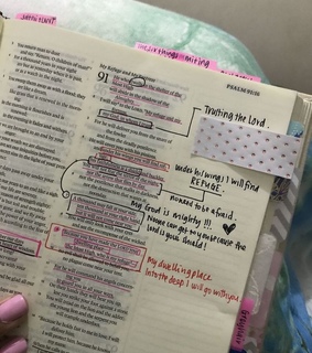 bible journaling, bible notes and bible