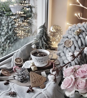 snow, tea and merrychristmas
