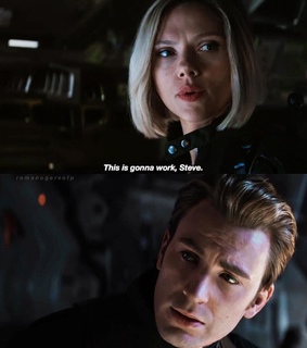 endgame, robert downey jr and black widow