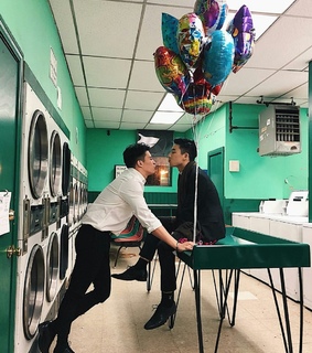 cute, gay couple and derek