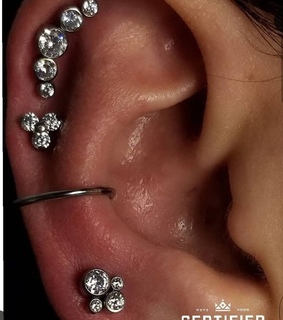 cute, earring and pendientes