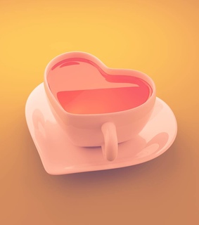 valentine, pink and orange