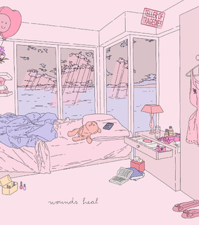 pastel blue, pastel and bedroom