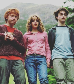 trio de oro, trio and ron weasley