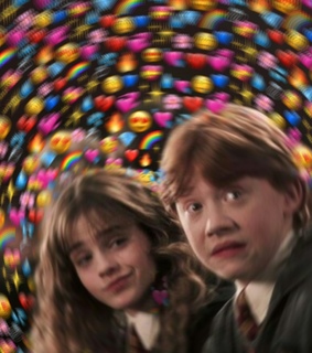 romione, rony and harry potter