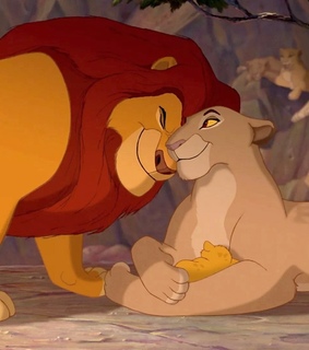 vintage, lion king and cute