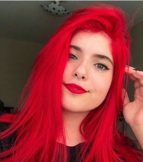 vermelho, cabelo and hair color
