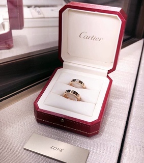 cartier ring, cartier love and cartier