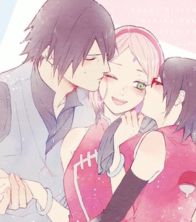 naruto, sakura uchiha and sarada uchiha