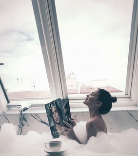 cafe, girl and relax