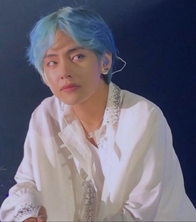 taetae, bangtan boys and blue moodboard