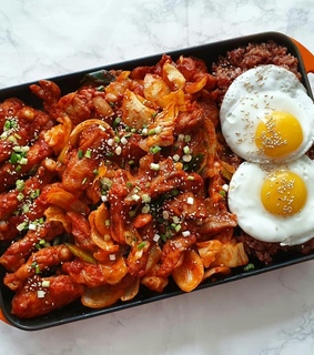 aesthetic, korean food and colorful