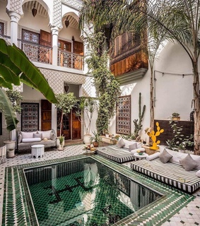 interior, plants and marrakech