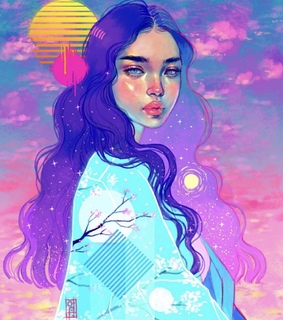 0073uv, art and purple