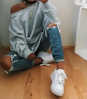 jeans, nike and sport