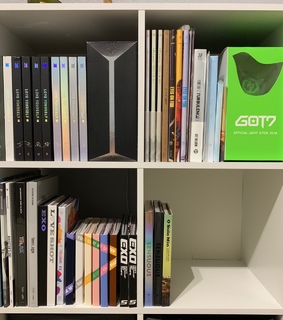 exo, kpop merch and got7 light stick