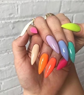 acrylics, beauty and fashion