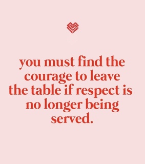 leave, served and respect