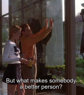 cher horowitz, justin walker and romcom