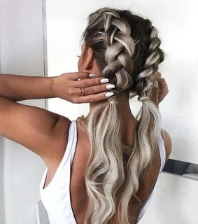 braided hair, hair treatment and hairstyle