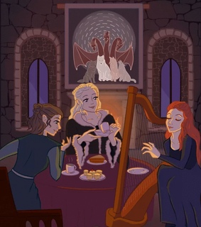 game of thrones, arya stark and soir