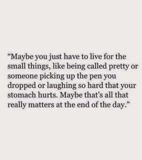deep quotes, small things and sad