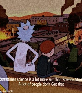 rick and morty, grunge and heart