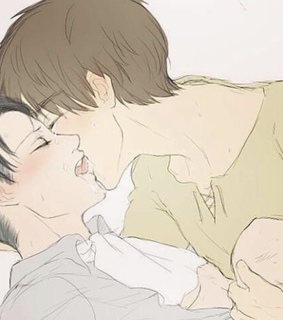 attack on titan, otp and riren