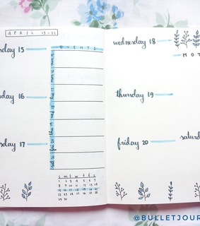 planner, weekly spread and bullet journal addict