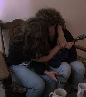 curly hair, love and forever