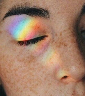 chica arcoiris, efecto arcoíris and efecto