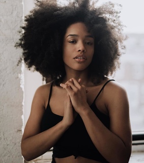 kinky hair, natural hair and afro textures